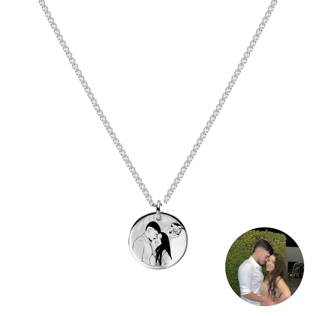 שרשרת מיאל - חריטת תמונה