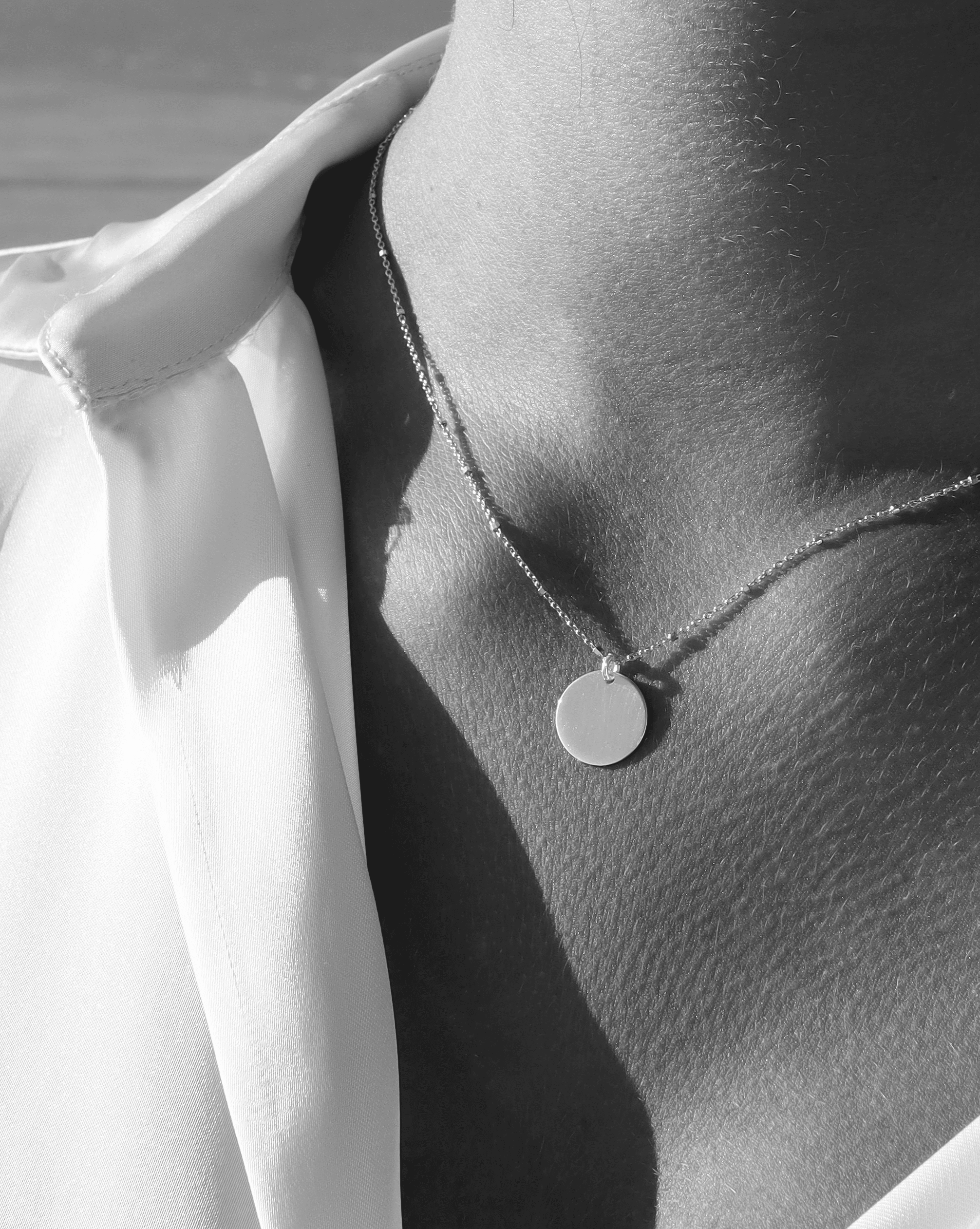 שרשרת זהב 14k - דגם הלל - חריטה אישית