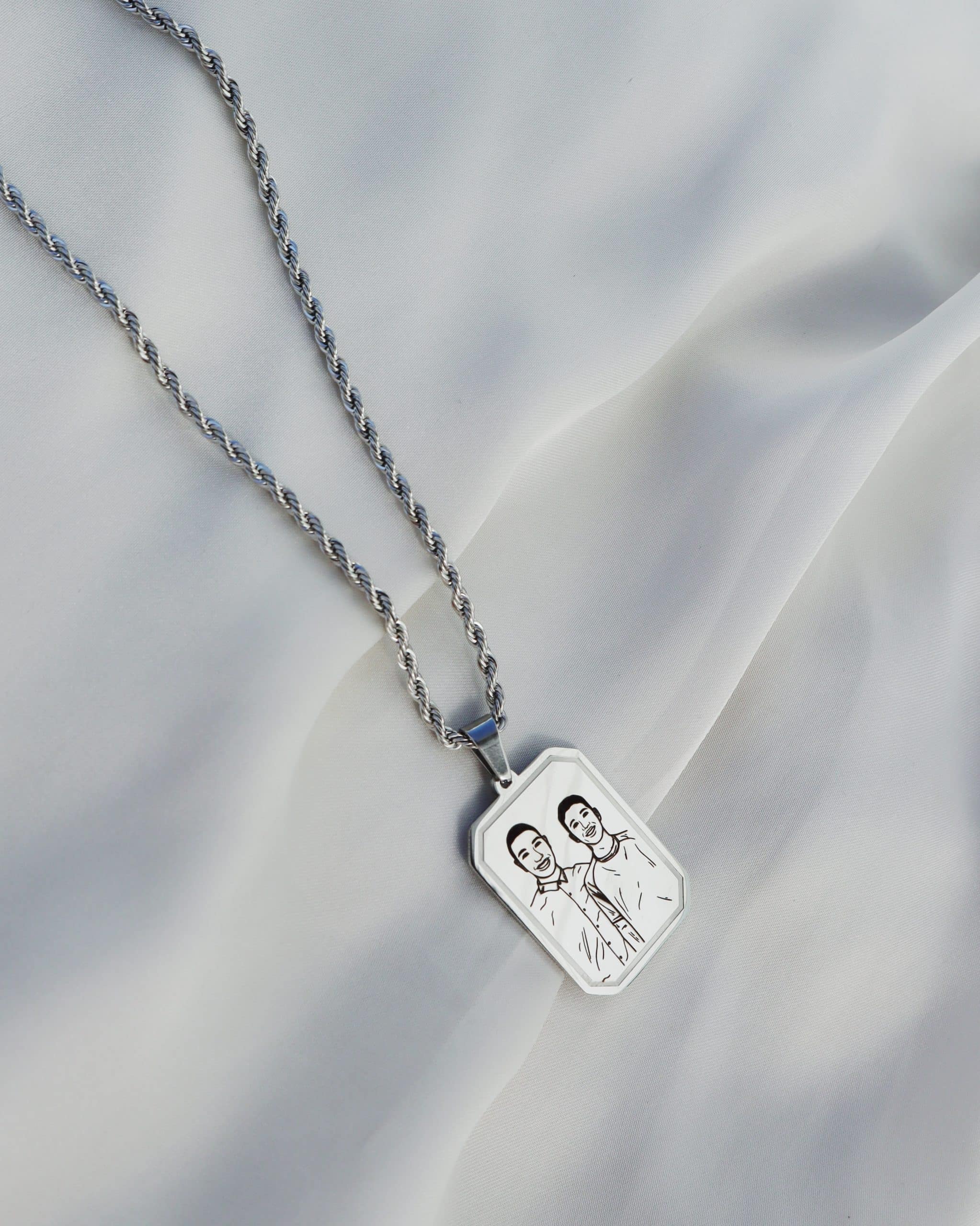 Gabriel Necklace - Photo Engraving