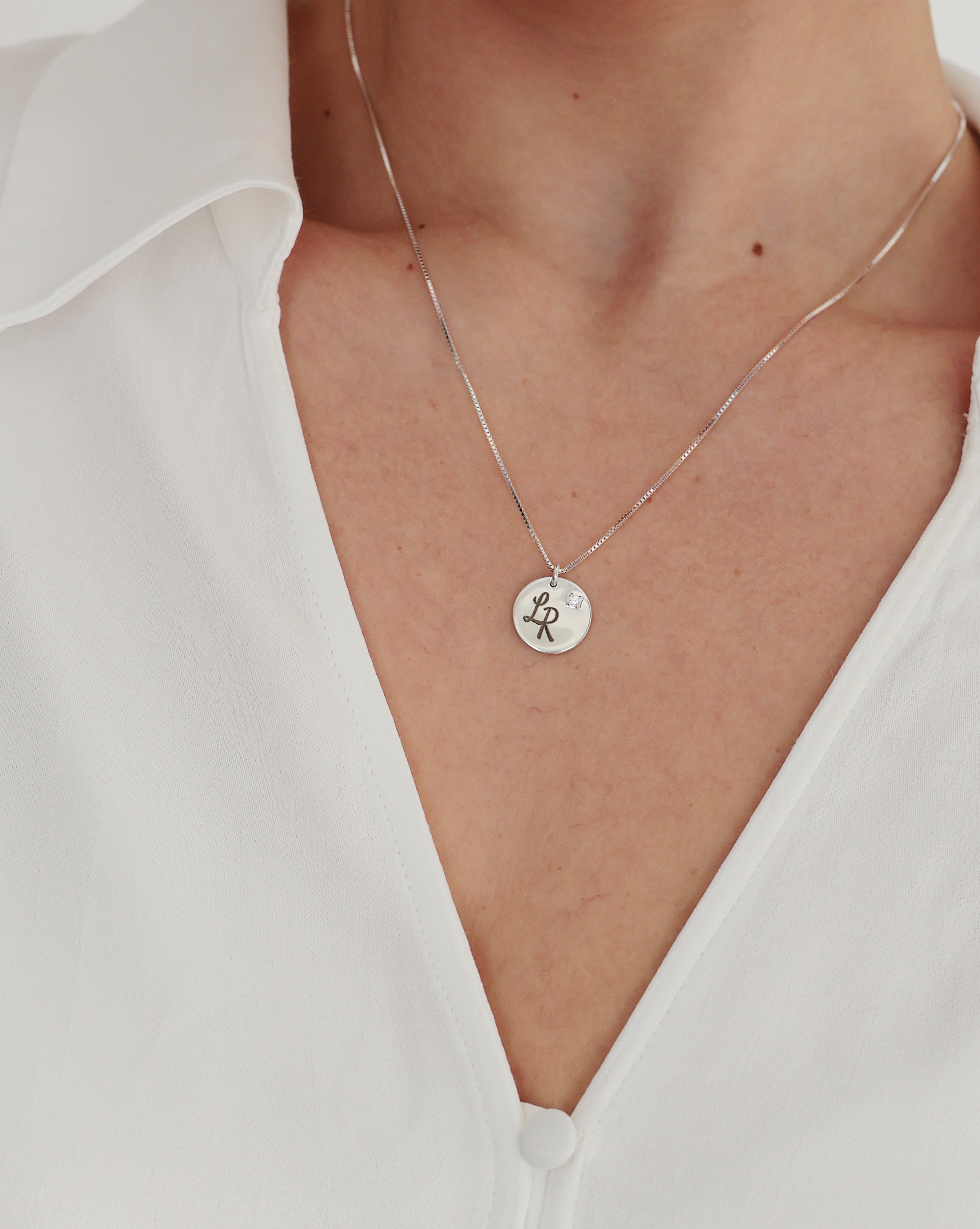 שרשרת מיאל- חריטת כתב יד אישית