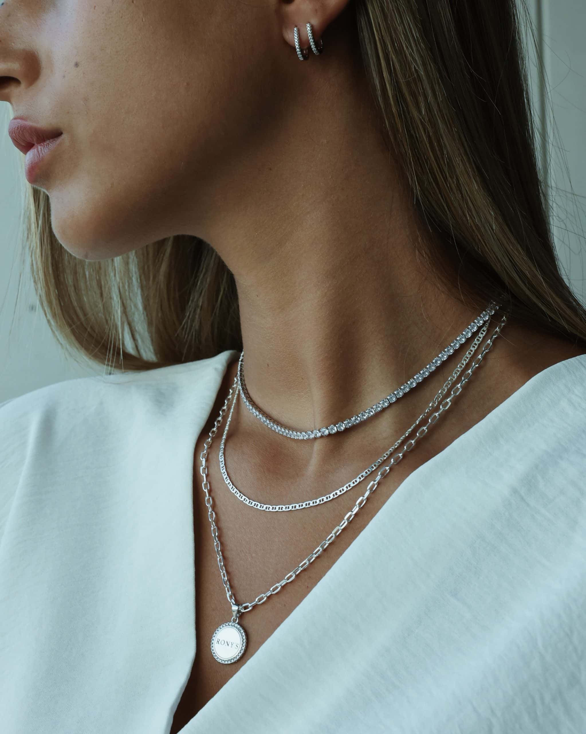 Alexa Necklace - 925 Silver and Personalized Engraving