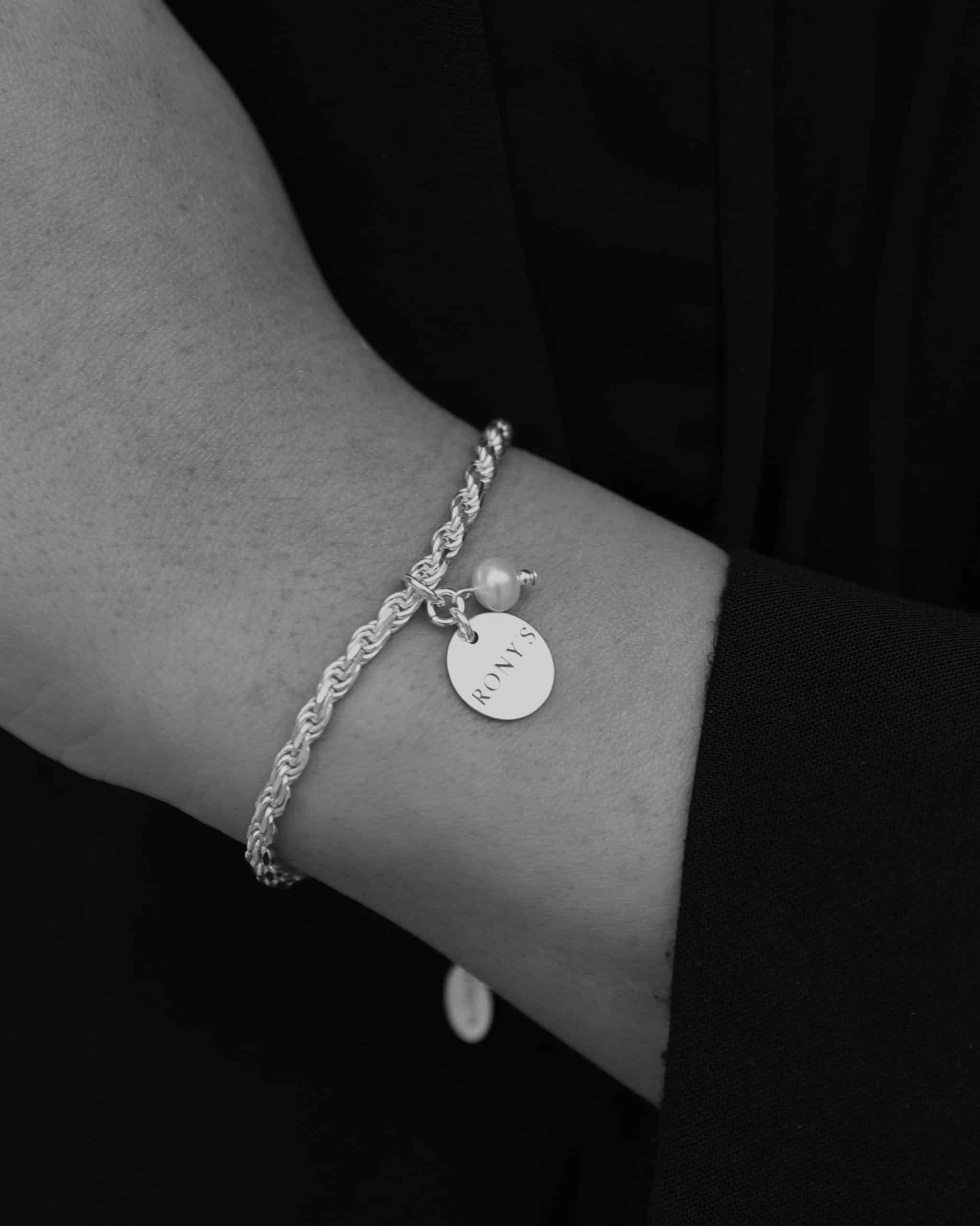 Golden Rope Bracelet - Personalized Engraving