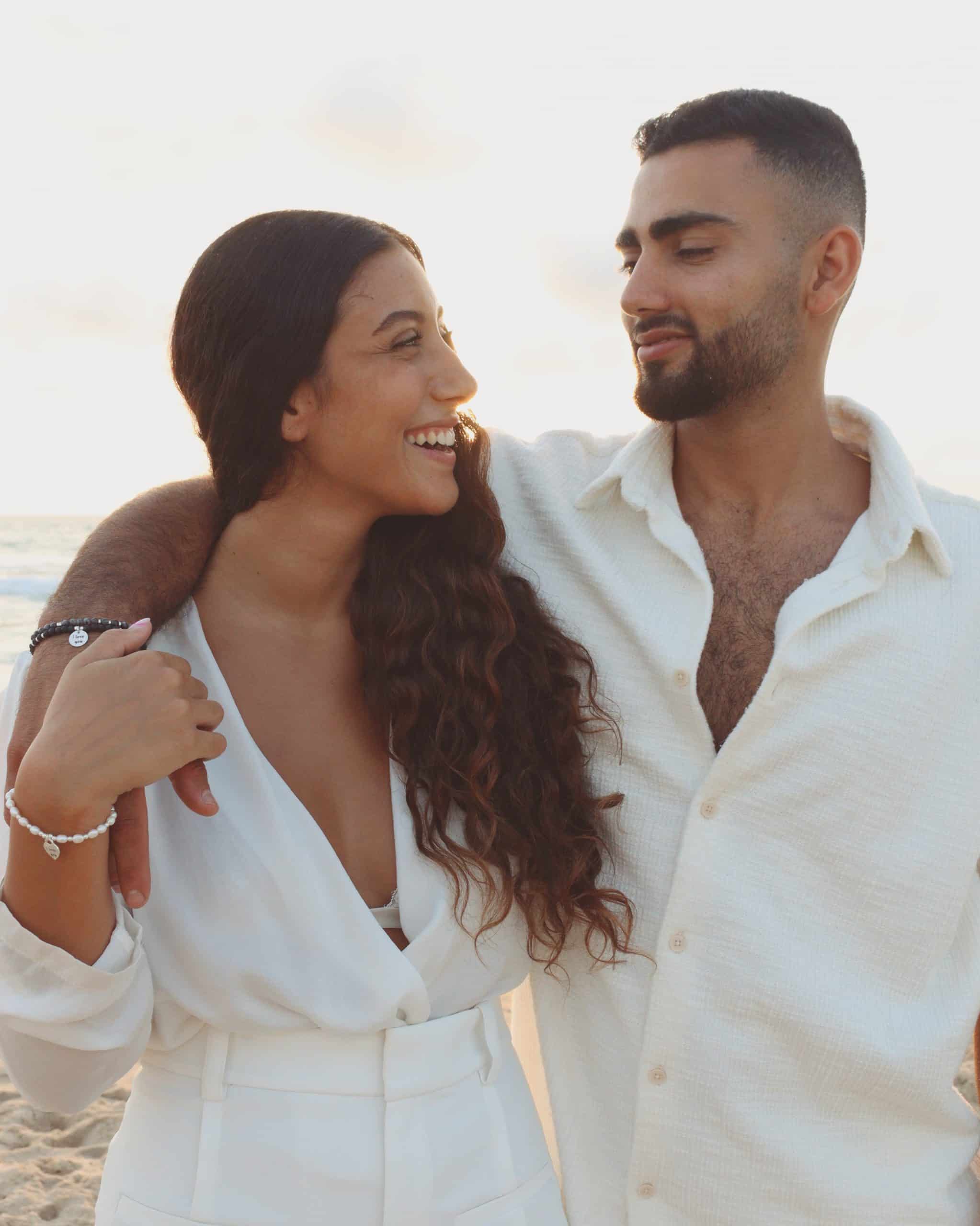 סט אבני חן וחריטה לזוג - חריטה אישית