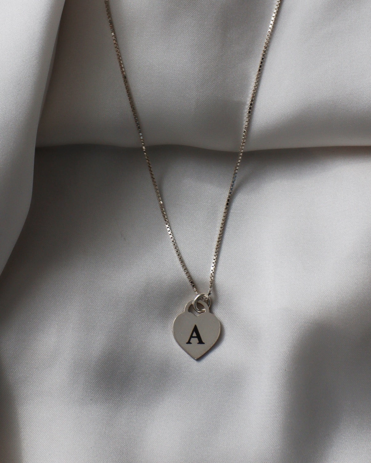 925 Silver Love Necklace - Photo Engraving